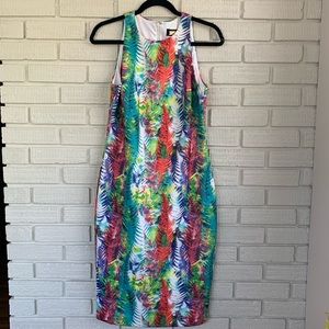 Colorful Printed Sleeveless Dress
